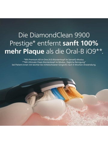 Sonicare DiamondClean 9900 Prestige elektrische Zahnbürste