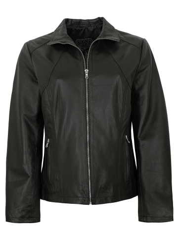 Lederjacke Lammnappa in Schwarz