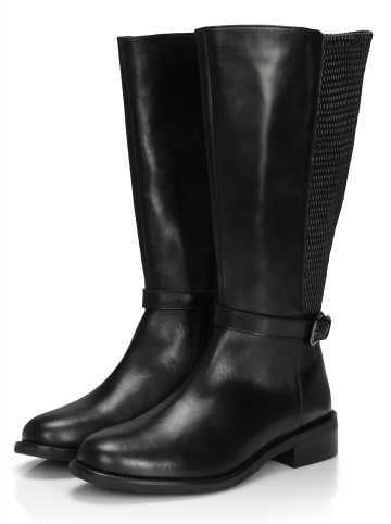 Weitschaftstiefel in schwarz