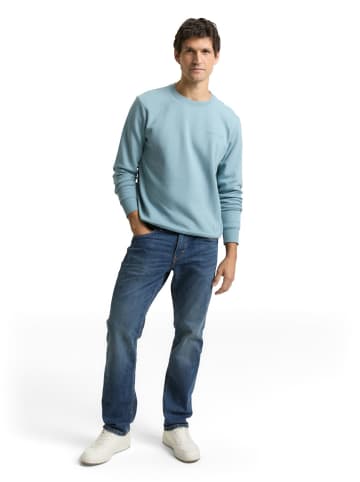 Sweatshirt PRINTED CREW NECK in Blau