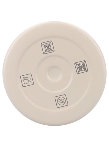 Kidzroom Wasserflasche Trinkflasche 350?ml für Kinder aus Edelstahl in Beige