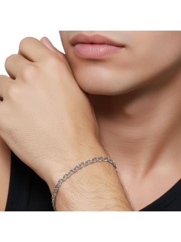 Gliederarmband Herren Ravi silberfarben poliert in silberfarben poliert