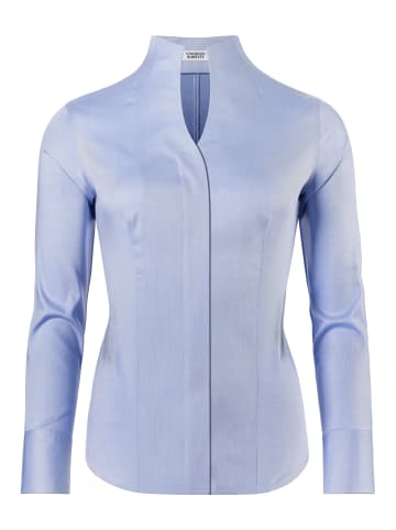 Bluse leicht tailliert in hellblau