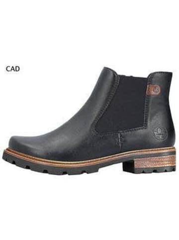 Chelseaboot in schwarz/mogano