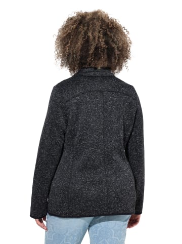 Sweatjacke in schwarz
