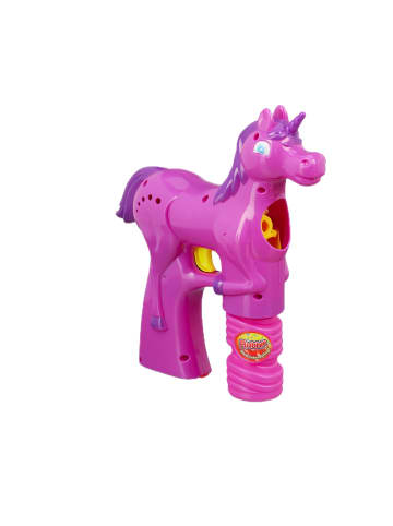 3x Seifenblasenpistole "Einhorn" in Pink