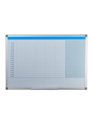 Whiteboard Tagesplaner in Weiß - (B)90 x (H)60 cm
