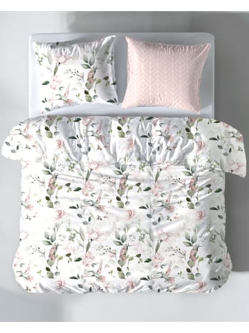 Bettwäsche-Set "Kolibri, Blumen, Frühling" in Rosa