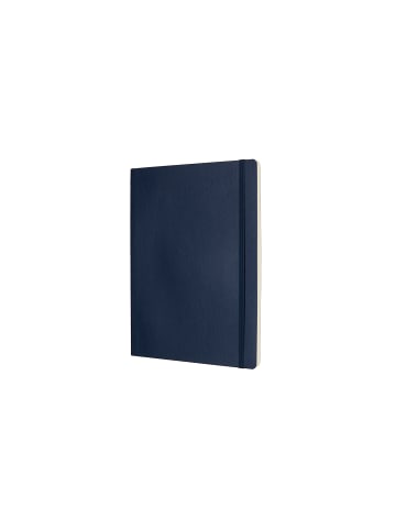 Notizbuch mit weichem Einband, Blanko "Classic" in Saphir