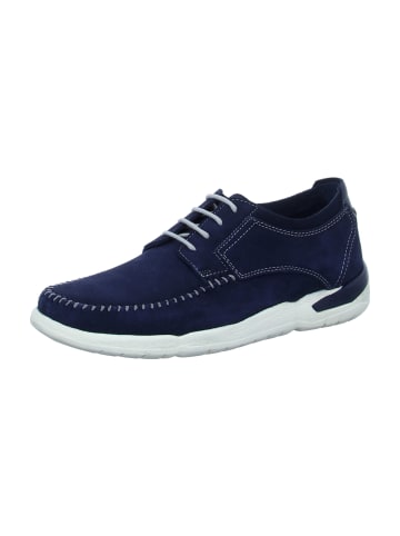 Mokassin Schnürschuhe in Blau