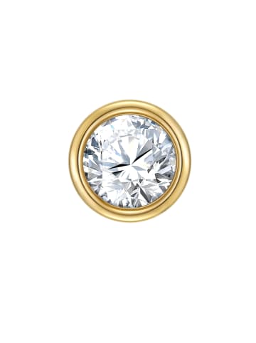 Piercing aus Sterling Silber mit Zirkonia in gelbgold