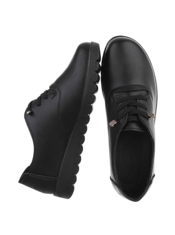 Halbschuh in Schwarz