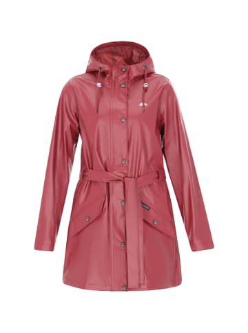 Women Coat in burgundy