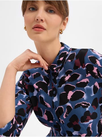 Kleid YASSavanna in blau mehrfarbig - 0012