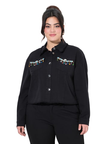 Jacke in schwarz