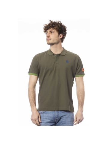 Grün Baumwolle Herren Polo Hemd