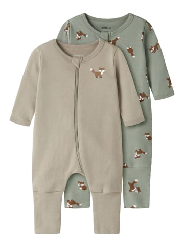 2er Pack Schlafstrampler NBMNIGHTSUIT FOX in shadow
