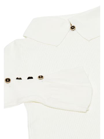 Damen Strickpullover in Wollweiss