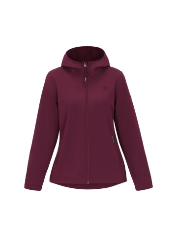 Women Softshell Jacket in burgundy