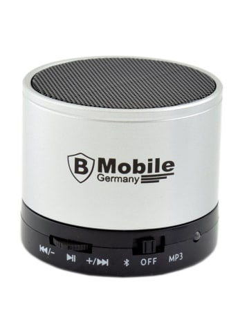 Kompakter Mini Bluetooth Lautsprecher – Kompakte Größe in Silber