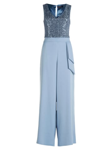 Jumpsuit mit Pailletten in Light Steel Blue