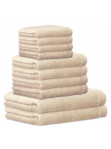 Handtuch 10er Pack in Beige