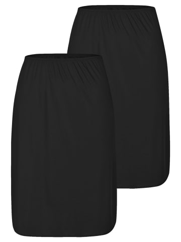 2er Pack Halbrock Länge 60 cm in schwarz schwarz