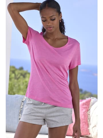 Shorty in pink-meliert