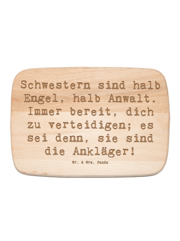Holzbrett Spruch Schwesternwunder mit Spruch in Transparent