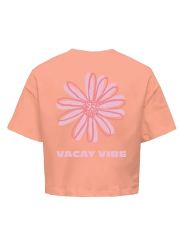 T-Shirt mit Rückenprint KOGVACAY in salmon