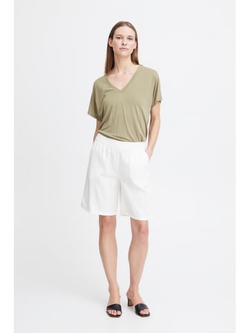 BYFALAKKA LONG SHORTS - LIGHT WOVEN Regular fit in Marshmallow