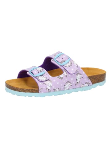 Pantolette "Bioline Unicorn" in Lila