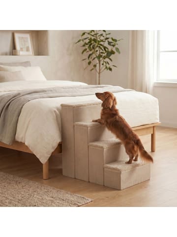 Hundetreppe in Beige - (B)40 x (H)65 x (T)70 cm