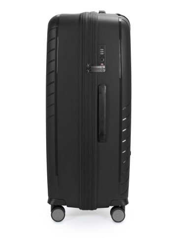 TXL - Großer Check-In Koffer Trolley Aufgabegepäck TSA 119L in Schwarz