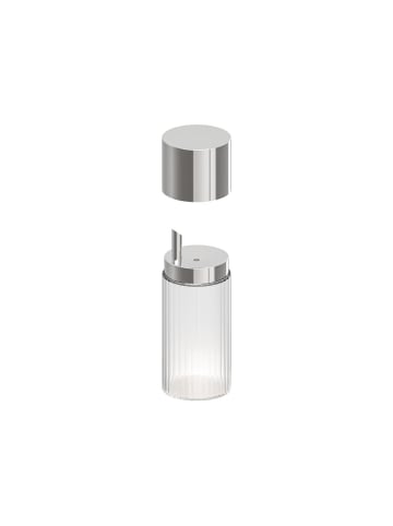 Essig- / Ölflasche THE GRID in Transparent - Ø 6 cm, H: 15,5 cm 0,2 Liter