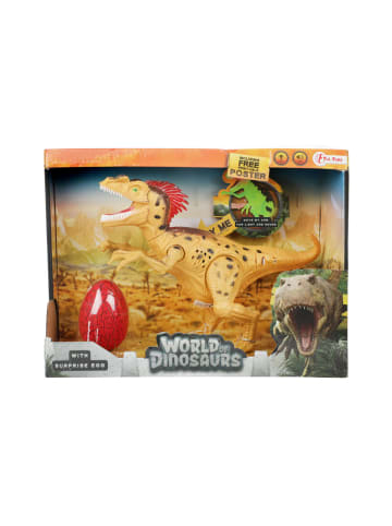 WORLD OF DINOSAURS Dinosaurier mit Ei in gelb