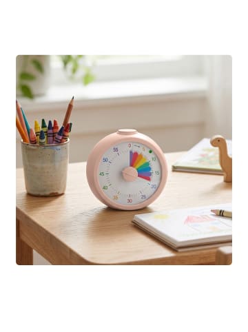 Visueller Timer "Regenbogen" in Rosa