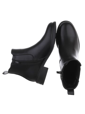 Stiefelette in Schwarz