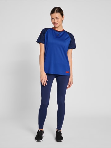 Verstellbare Taille Leggings Hmlq4 Damen in MARINE