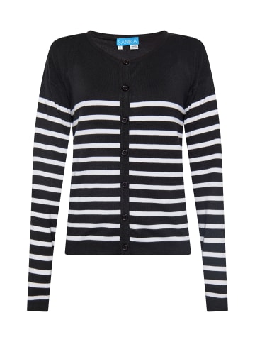Damen Cardigan in SCHWARZ WEISS