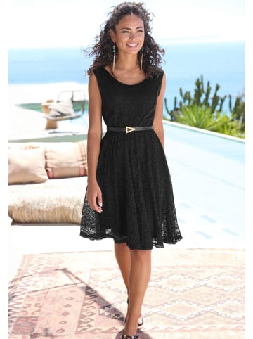 Spitzenkleid in schwarz