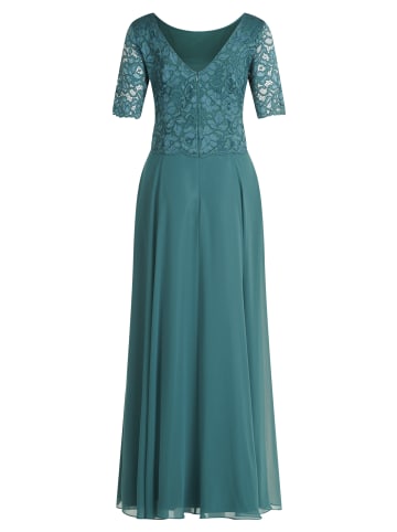 Abendkleid mit Spitze in Dark Emerald