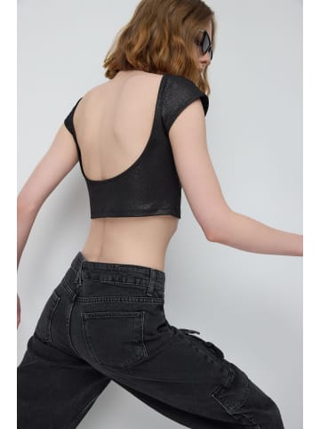 Blouse in Schwarz