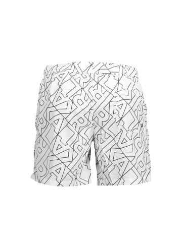 Weiß Polyester Herren Bade Boxershorts