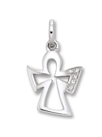 Zirkonia Engel Anhänger aus 925 Silber in silber