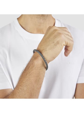 Armband Fine Leather in grau