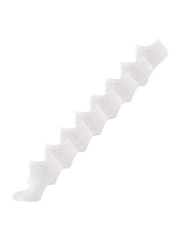 Sneakersocken Unisex Colour Sneaker farbige Füßlinge kurz in weiß