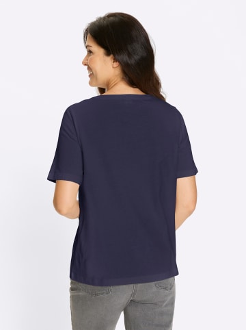 Kurzarm-Shirt in marine