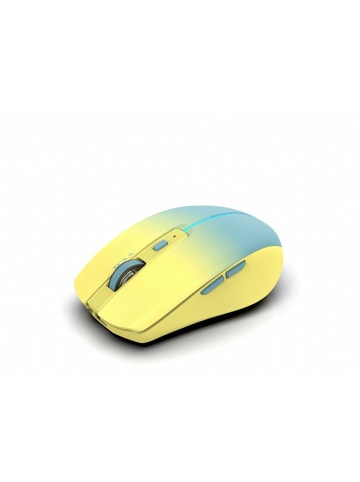 Inca Maus 1600 DPI Wireless Bluetooth 6D Taste 500mAh Akku in Gelb