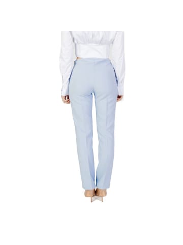 Blau Polyester Anzughose